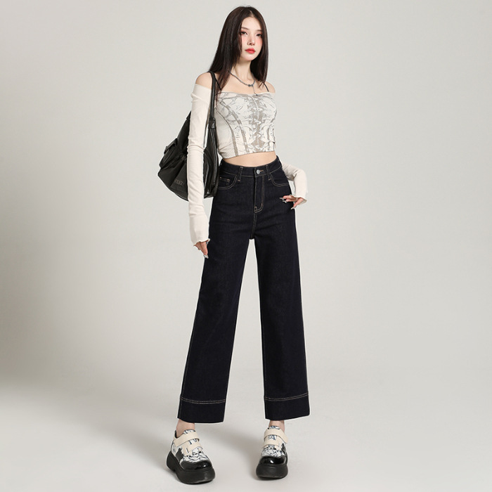 Womens Denim | Getty Wide Leg Denim Denim