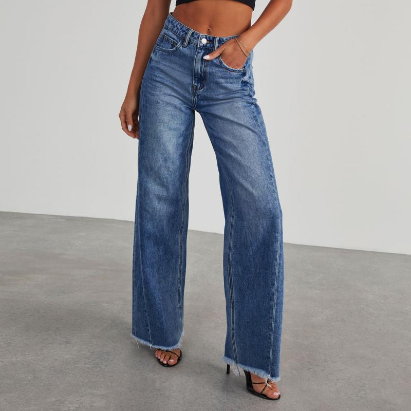 Womens Denim | Getty Wide Leg Denim Denim