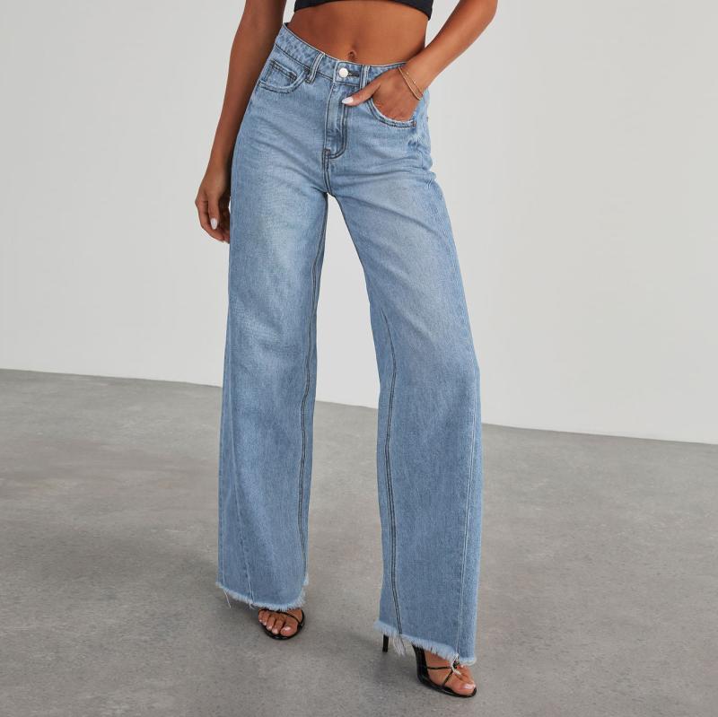 Womens Denim | Topanga Crop Straight Denim Denim